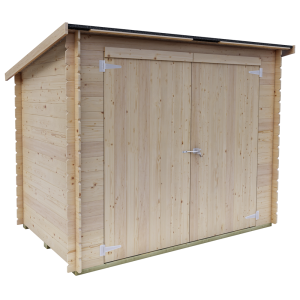 Alce Eureka 218x130 - Abri de jardin en bois - Toit à une pente - 218x130x167 cm