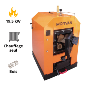 Chaudière Monofoyer bois MH 22 de Morvan - Puissance de 19.5 kW