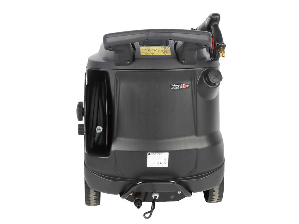 Comet New Scout Evo 160 Extra - Nettoyeur haute pression à eau chaude professionnel - 160 bar max - 600 l/h