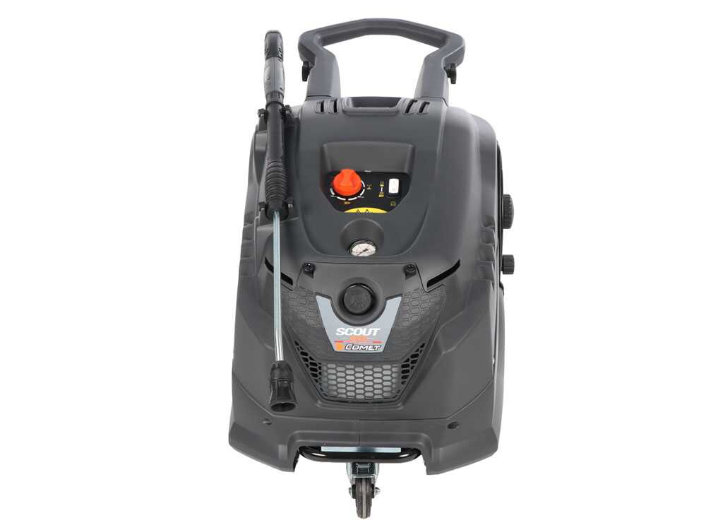 Comet New Scout Evo 160 Extra - Nettoyeur haute pression à eau chaude professionnel - 160 bar max - 600 l/h