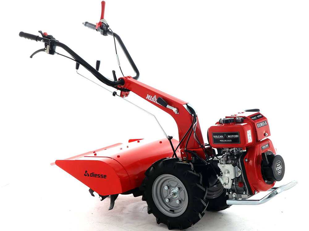 Diesse Minitriss - Motoculteur diesel - Vulcan V245 - 42 Cv - GAILLAC JARDINAGE Diesse Minitriss - Motoculteur diesel - Vulcan V245 - 4,2 Cv