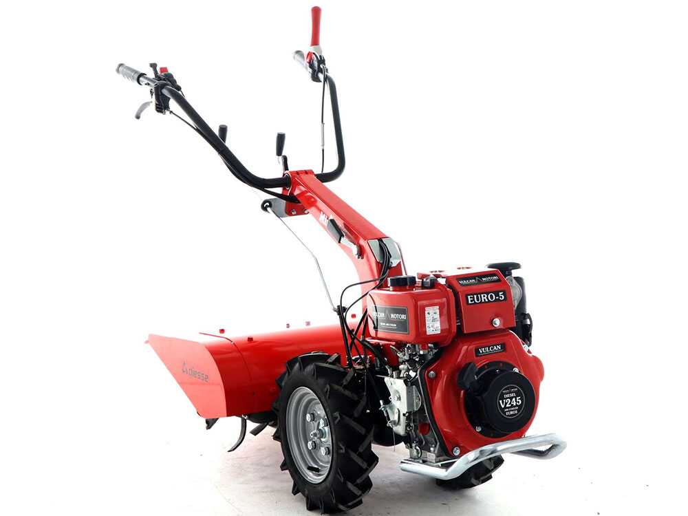 Diesse Minitriss - Motoculteur diesel - Vulcan V245 - 42 Cv - GAILLAC JARDINAGE Diesse Minitriss - Motoculteur diesel - Vulcan V245 - 4,2 Cv