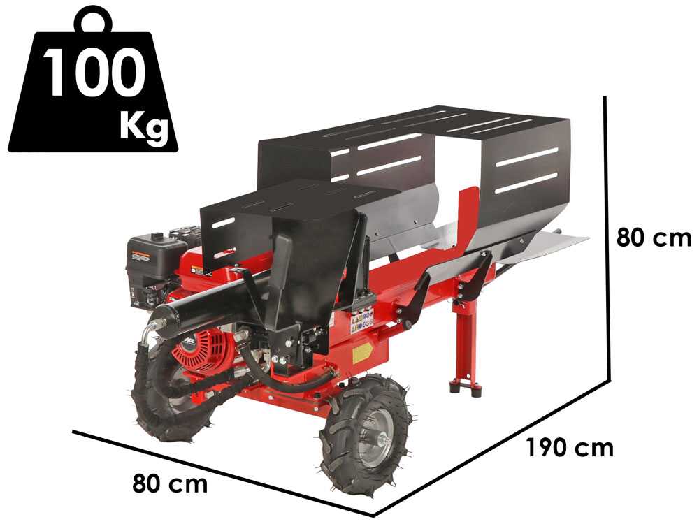 GeoTech LS8-50 HG - Fendeuse à bois thermique - Horizontale