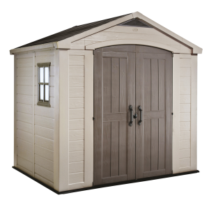 Keter Factor beige - Abri de jardin - Avec fenêtre latérale - 256.5x182x243 cm