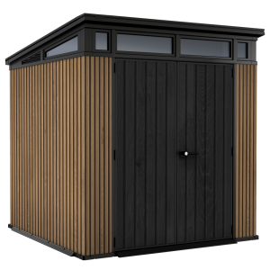 Keter Signature Venetian 7x7 - Abri de jardin - Avec porte à double battant - 214x218x226 cm