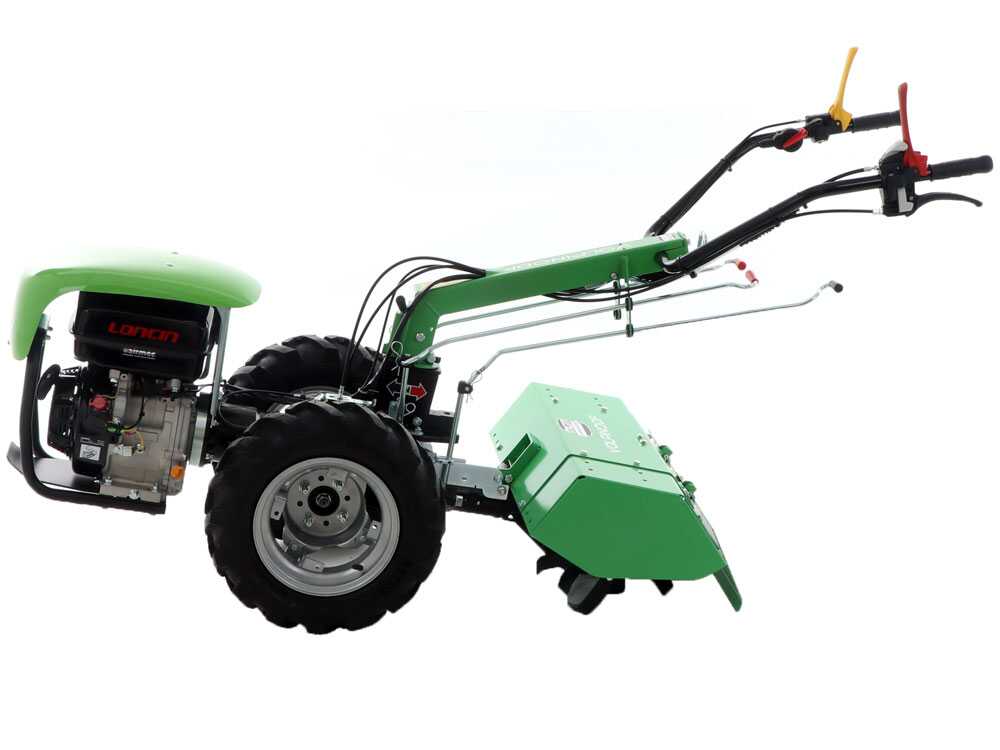 Lampacrescia MGM Volpino DF - Motoculteur à essence - Loncin G270F - 10 CV - GAILLAC JARDINAGE Lampacrescia MGM Volpino DF - Motoculteur à essence - Loncin G270F - 10 CV