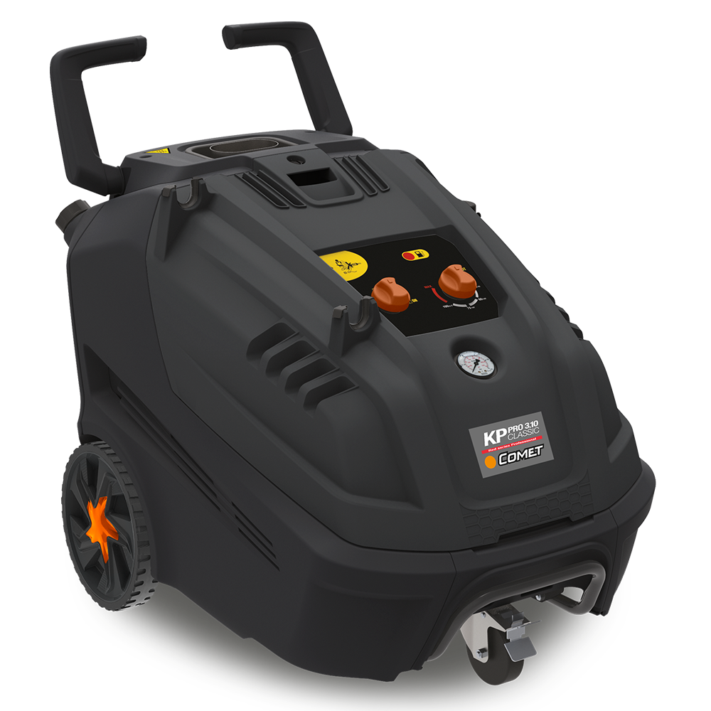 Nettoyeur haute pression à eau chaude monophasé Comet KP PRO CLASSIC 310 10150 M - Pompe en laiton - GAILLAC JARDINAGE Nettoyeur haute pression à eau chaude monophasé Comet KP PRO CLASSIC 3.10 10/150 M - Pompe en laiton