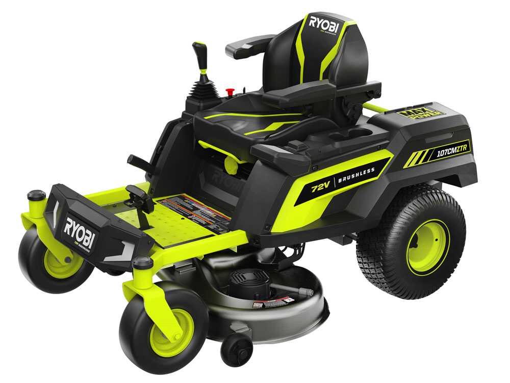 Ryobi ZTRX107 - Tracteur tondeuse sur batterie rayon de braquage zéro - 72V20Ah - coupe de 107cm - 2en1 - GAILLAC JARDINAGE Ryobi ZTRX107 - Tracteur tondeuse sur batterie rayon de braquage zéro - 72V/20Ah - coupe de 107cm - 2en1